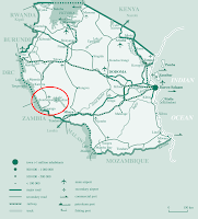 Tanzanian infrastructural map 