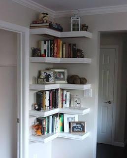 Minimalist Book Storage Area