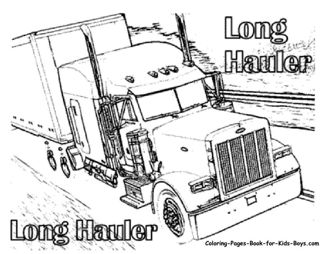 Truck Coloring Pages To Print (12 Image) - Colorings.net