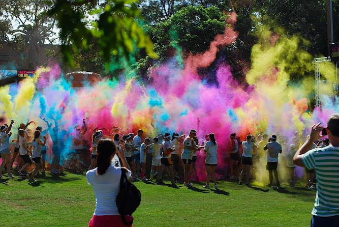 The Swisse Color Run Australia Sydney 2013