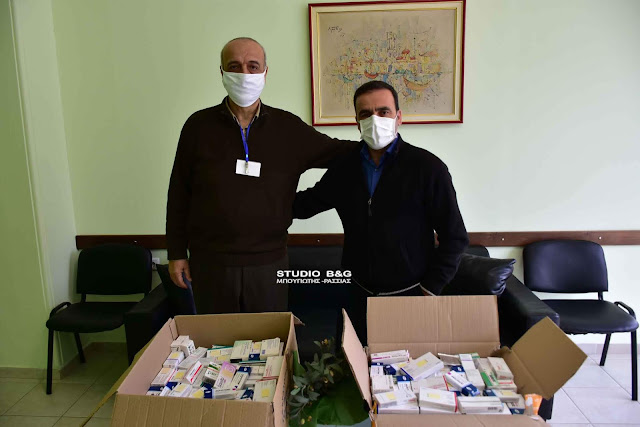 Φάρμακα από το Κοινωνικό Ιατρείο του Δήμου Ναυπλιέων στο Γηροκομείο Ναυπλίου