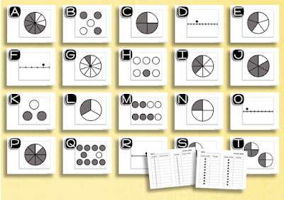 Fractions Classroom Match activity