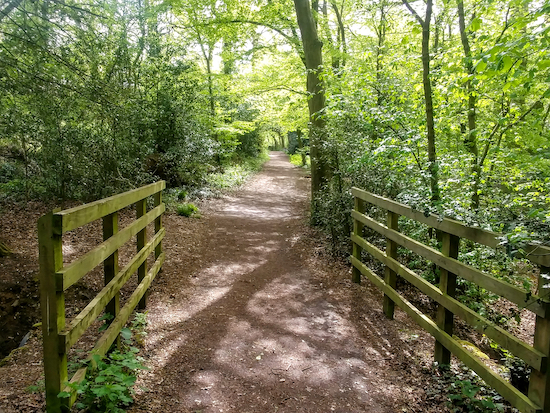 Shenley footpath 10 heading SE