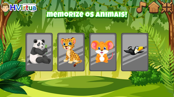 Jogo da Memória – Animais