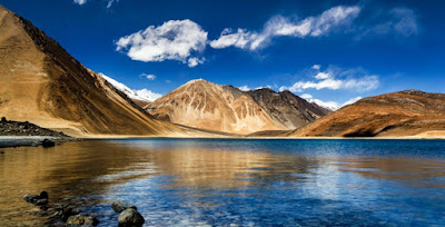 Pangong-Lake Leh-Ladakh ( Most Beautiful Places In India)