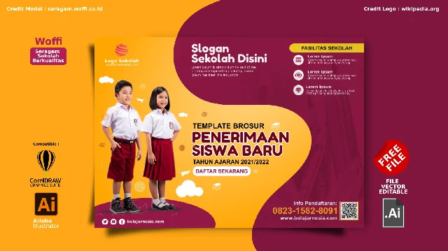 Download Brosur Penerimaan Siswa baru Sekolah Dasar