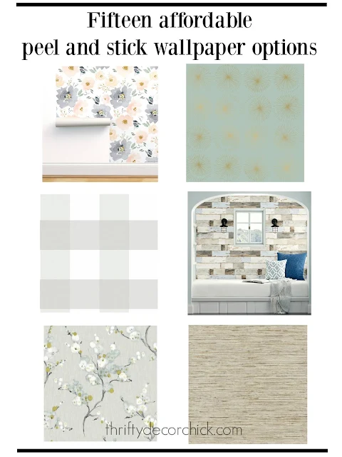 Fifteen affordable peel and stick wallpaper options