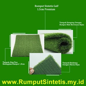 Rumput Sintetis Golf 1.5 CM Premium