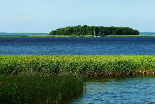 Masurian Lake land in Poland