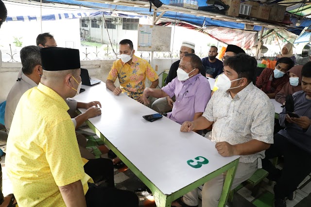 Silaturahmi ke Warkop Jurnalis, Musa Rajekshah Imbau Pemudik Waspada 