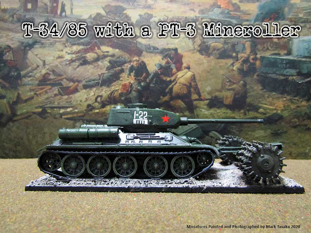 1/72 T-34/85 with PT-3 Mine Roller