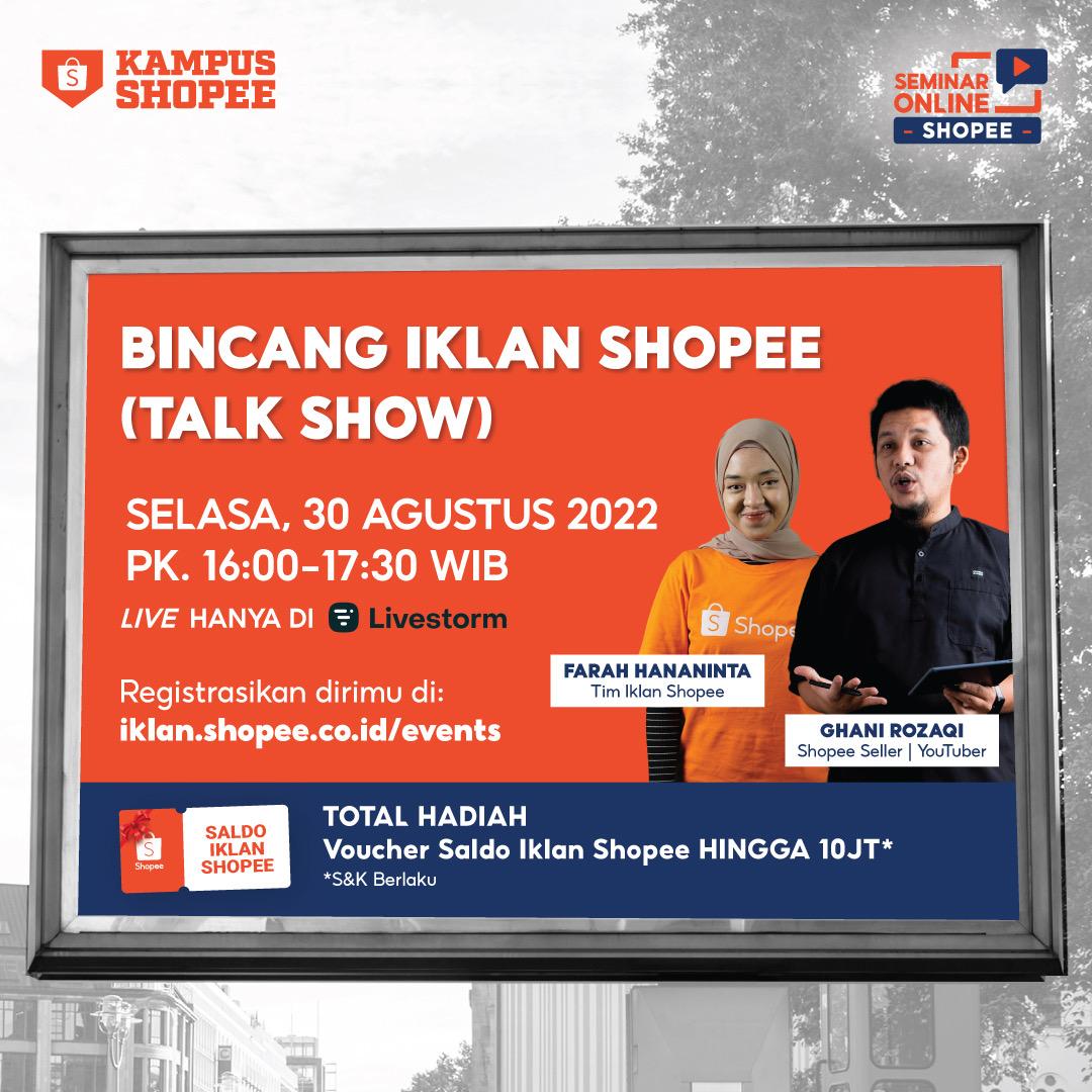 Ghani Rozaqi di Acara Kelas Shopee