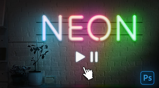 Learn to Create an Animated Neon Text Effect in Photoshop