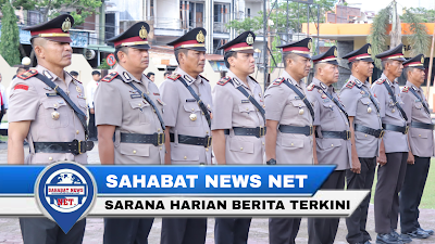 Awal Tahun 2025 Sejumlah Perwira Polres Pinrang Dimutasi 