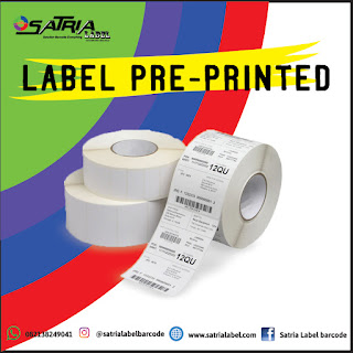 label pre-printed