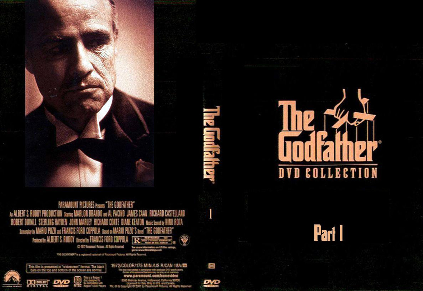 The Godfather1 Dvd Disk Cover