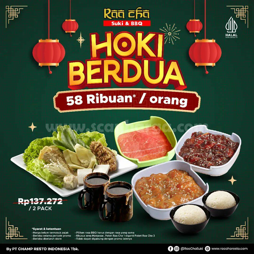 Promo RAA CHA HOKI BERDUA Spesial IMLEK! Hanya Rp. 58Ribuan