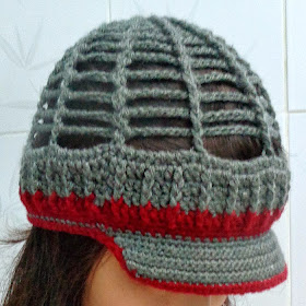 crochet brimmed hat, crochet whimsical hat