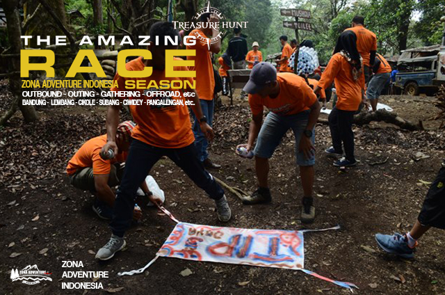 Paket Outbound Amazing Race Treasure Hunt Bandung Dengan Konsep Thematic Yang Mengacu Pada Core Value