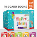 My First Library Box Set of 10 Board Books for Kids | Complete Learning Library Kids