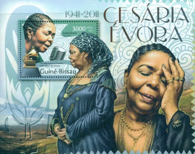 Sello de Correos Cesaria Evora