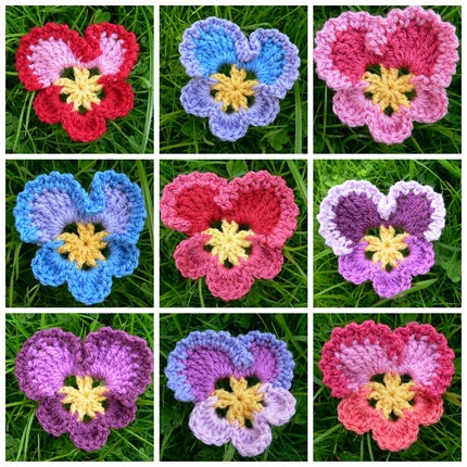 Granny’s Crochet Pansy