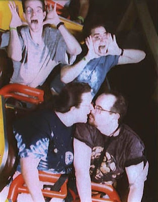 Funny facial expressions of people on roller coaster www.coolpicturegallery.net