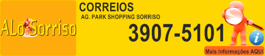 agencia park shopping dos correios de sorriso mt - alo sorriso