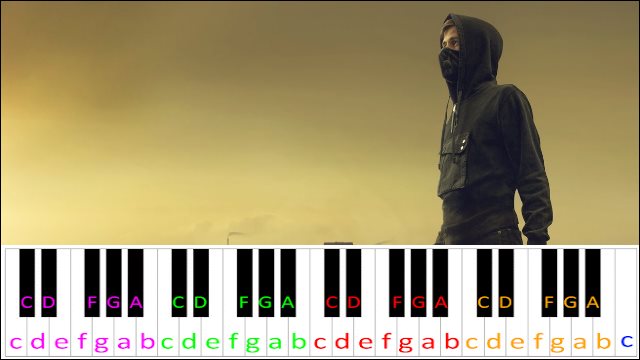 Different World by Alan Walker Piano / Keyboard Easy Letter Notes for Beginners