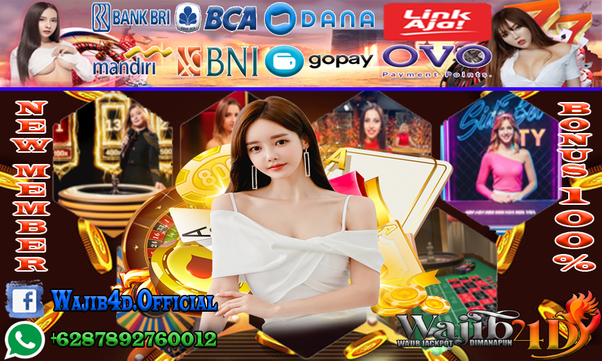 WAJIB4D BANDAR BONUS NEW MEMBER 100% DALAM JUDI CASINO SLOT BETTING ONLINE