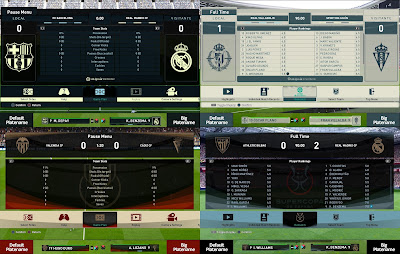 PES 2021 Full Pause Menu La Liga, Copa del Rey, Super Copa by Afandix