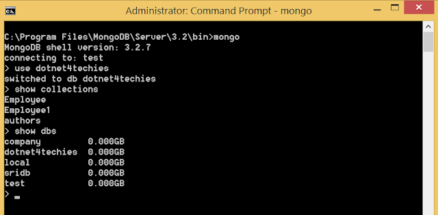 MongoDB Commands