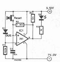 Drop voltage indicator circuit