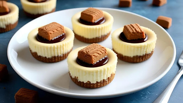 Mini Biscoff Cheesecakes