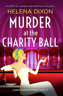 book cover of cozy mystery Murder at the Charity Ball by Helena Dixon