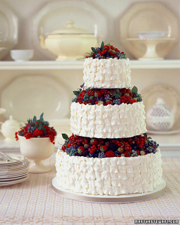 Berry Wedding Cake photo from marthstewartcom Summer Time Fruit