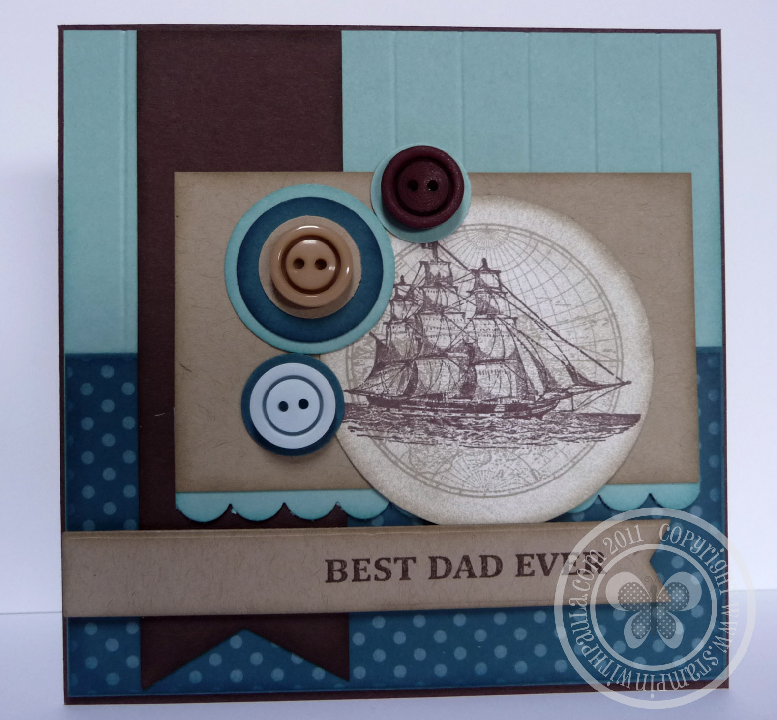 Stampin with Paula: Best Dad Ever