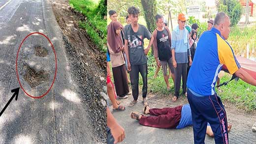 Kecelakaan Tunggal di Padang Candi
