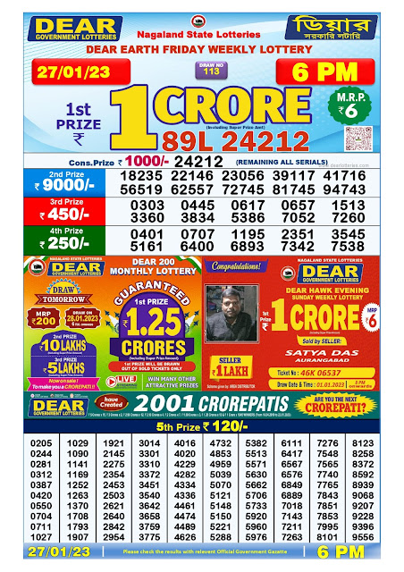 nagaland-lottery-result-27-01-2023-dear-earth-friday-today-6-pm