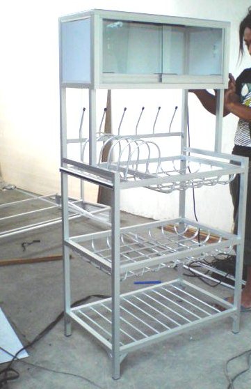 SMART aluminium rak piring kecil