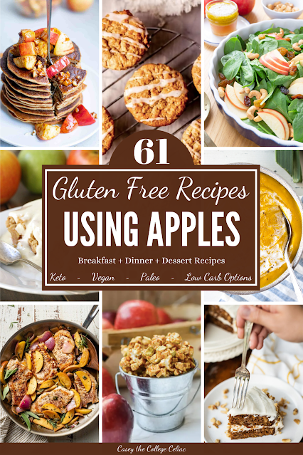 Make the most of fall with these 61 #glutenfree sweet & savory recipes with apple! Recipes range from #vegan apple pie to #paleo squash & apple soup.