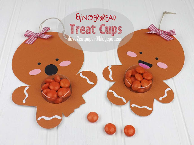 Gingerbread Treat Cup Holders, Treat Cups, Stampin Up Treat Cups, ilove2cutpaper, LD, Lettering Delights, Pazzles, Pazzles Inspiration, Pazzles Inspiration Vue, Inspiration Vue, Print and Cut, svg, cutting files, templates,  EOS Lip Balm Holder