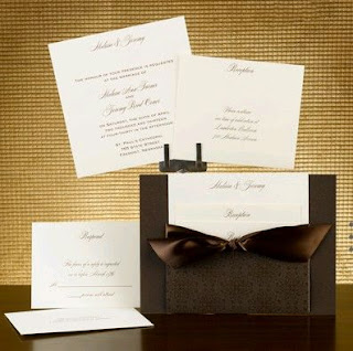 Elegant wedding invitation cards