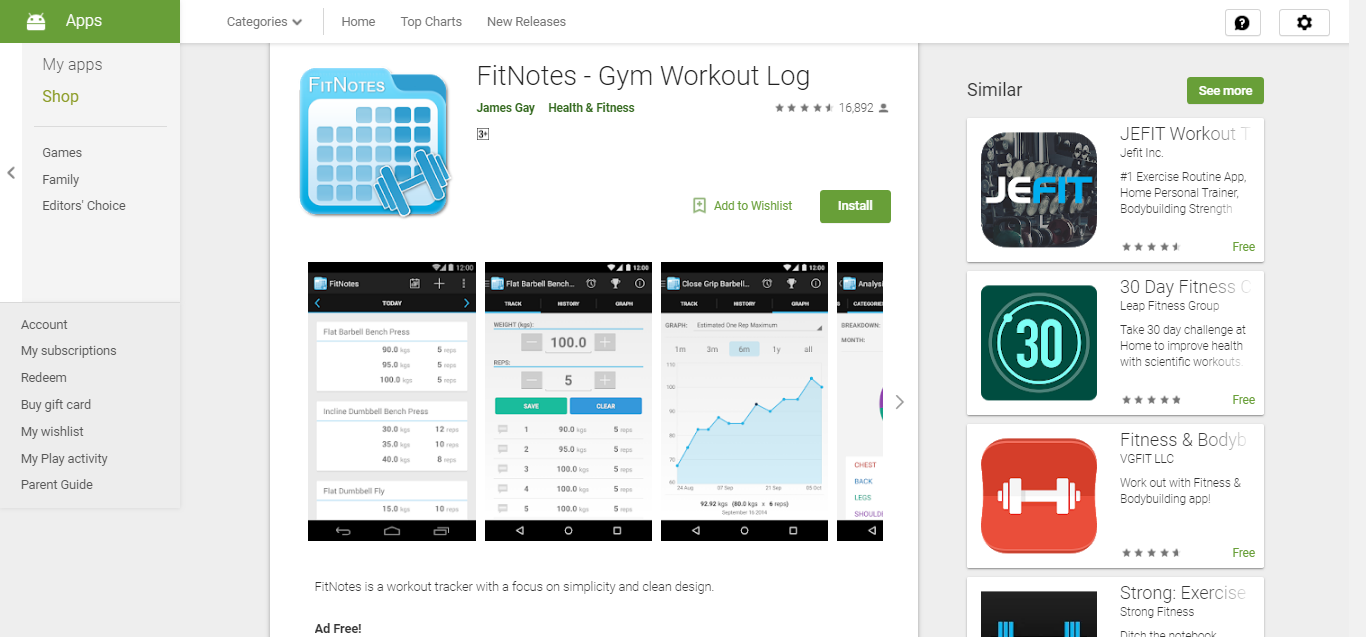 FitNotes