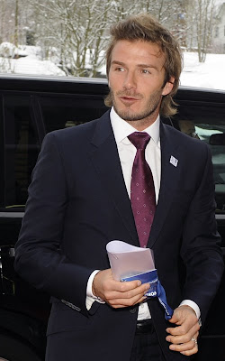 David Beckham at the World Cup Announcement Event Pics