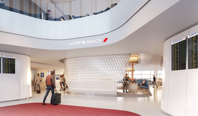 AÉREAS: Air France revela novo lounge desenhado por Jouin Manku no terminal 2F do Aeroporto Charles de Gaulle