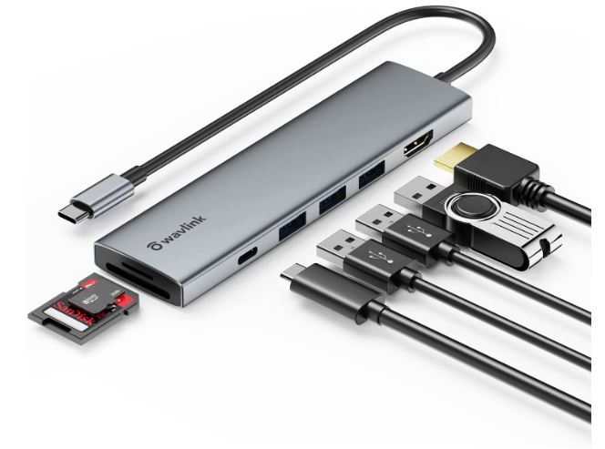 Wavlink 7-in-1 USB C Multiport Adapter