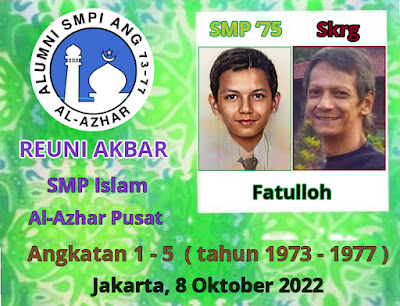 Badge Fatulloh Alumni SMPI Al-Azhar '75 dan Skrg 2022