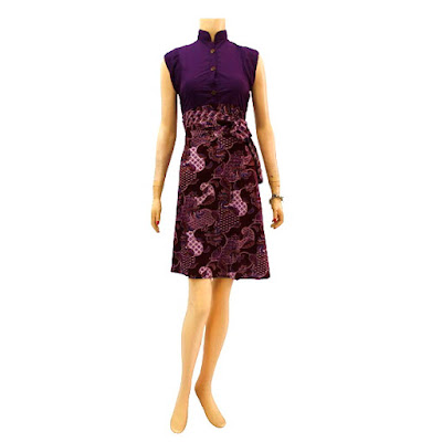 Mode Baju Dress Batik Modern Terbaru 2013