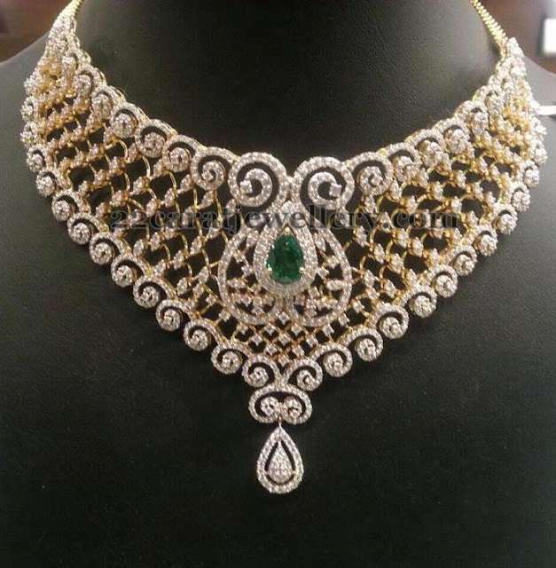 8 Lakhs Diamond Bridal Sets by PSJ